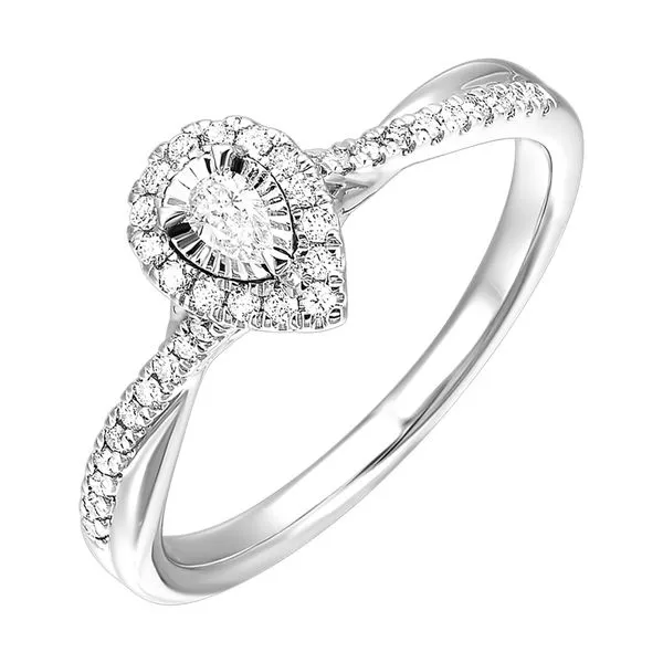 14Kt White Gold Diamond 1/4Ctw Ring Pfaff Jewelers Grandville, MI
