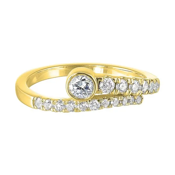 14Kt Yellow Gold Diamond 1Ctw Ring Image 2 Woelk's House of Diamonds Russell, KS