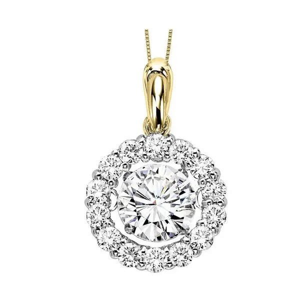 18Kt Yellow Gold Diamond 3/8Ctw Pendant Castle Couture Fine Jewelry Manalapan, NJ