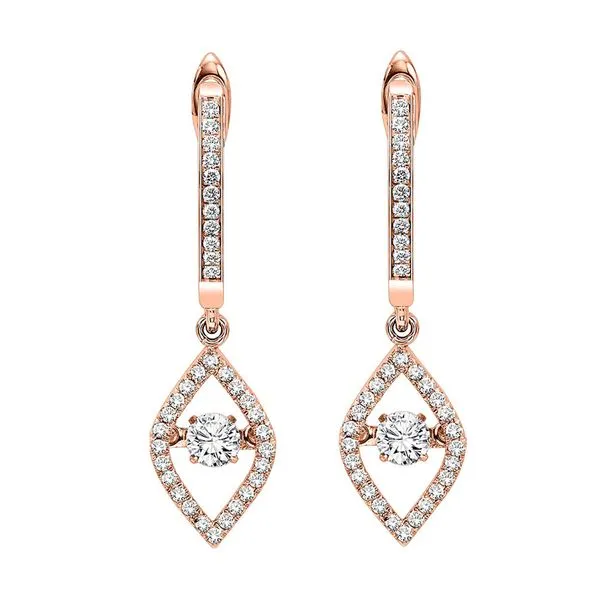 14Kt Rose Gold Diamond 1/2Ctw Earring Pfaff Jewelers Grandville, MI