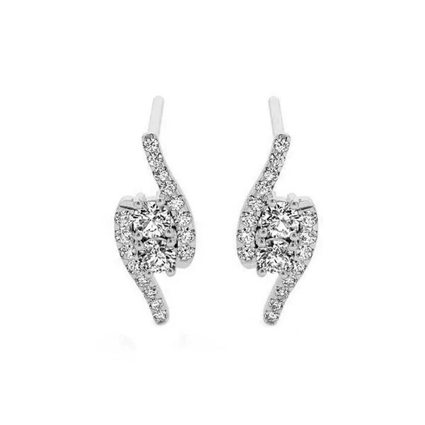 14Kt White Gold Diamond 3/4Ctw Earring Rasmussen Jewelers Spanish Fork, UT