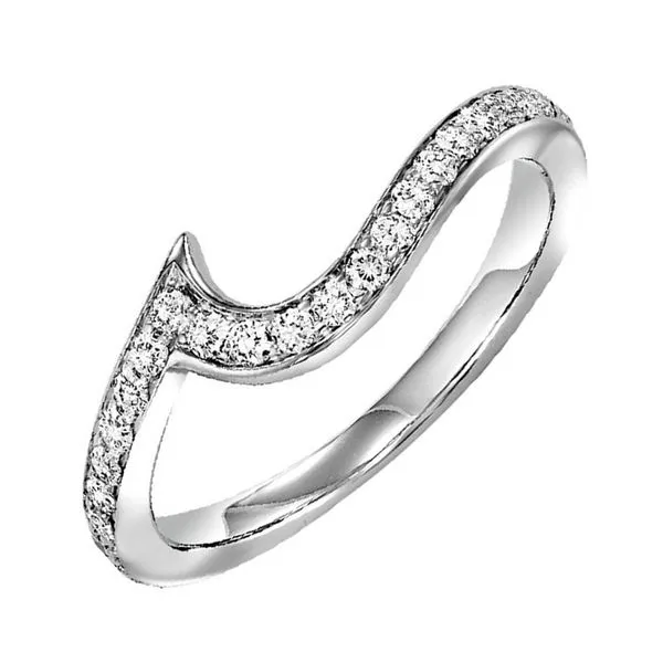 14Kt White Gold Diamond 1/10Ctw Ring Castle Couture Fine Jewelry Manalapan, NJ