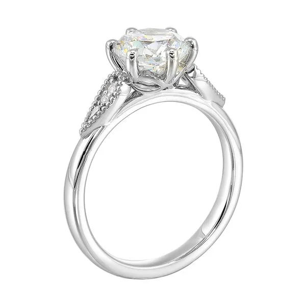 14Kt White Semi Mount 1/25Ctw For 1 1/2Ctw Round Center
 Image 3 Pfaff Jewelers Grandville, MI