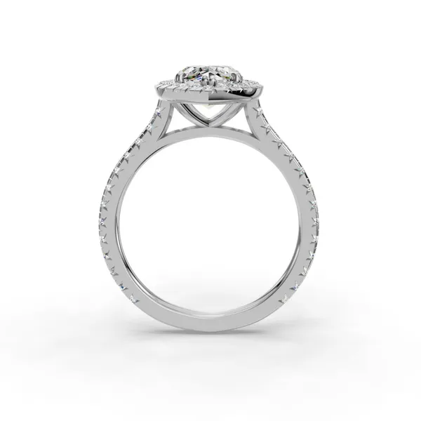 Platinum Marquise Engagement Ring Setting Image 2 SVS Fine Jewelry Oceanside, NY