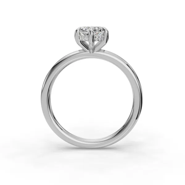 14K White Gold Marquise Engagement Ring Setting Image 2 SVS Fine Jewelry Oceanside, NY