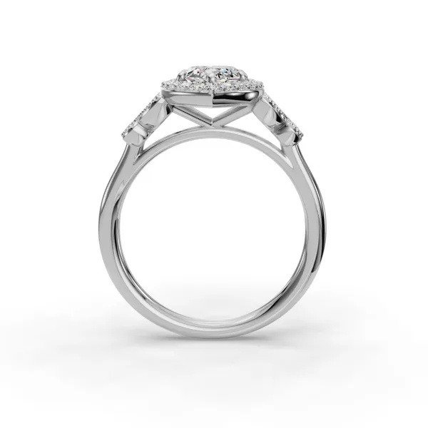 18K White Gold Marquise Engagement Ring Setting Image 2 SVS Fine Jewelry Oceanside, NY