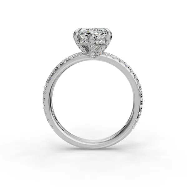 14K White Gold Marquise Engagement Ring Setting Image 2 SVS Fine Jewelry Oceanside, NY