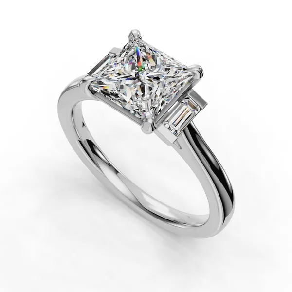 Platinum Oval Engagement Ring Setting SVS Fine Jewelry Oceanside, NY