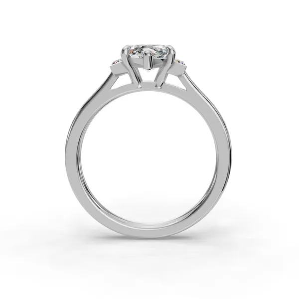 Platinum Marquise Engagement Ring Setting Image 2 SVS Fine Jewelry Oceanside, NY