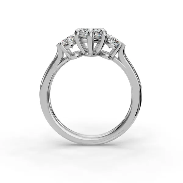 14K White Gold Marquise Engagement Ring Setting Image 2 SVS Fine Jewelry Oceanside, NY