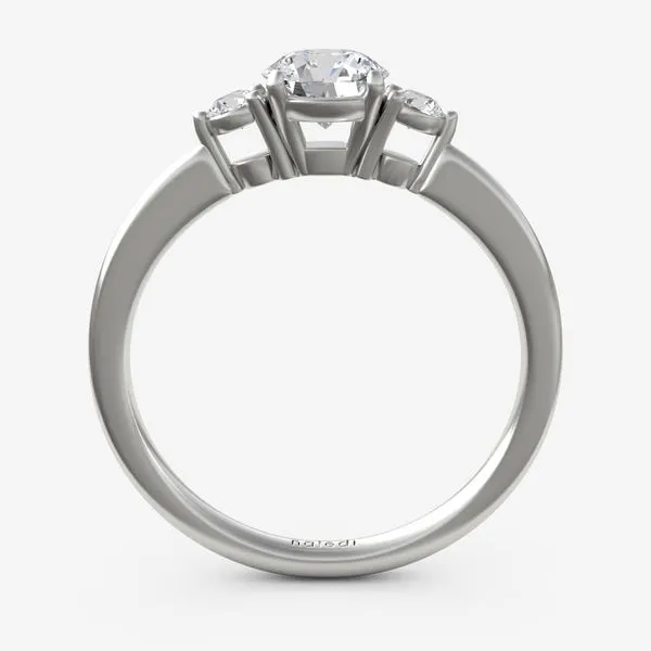 Linda Three Stone & Side Stone Image 2 Segner's Jewelers Fredericksburg, TX