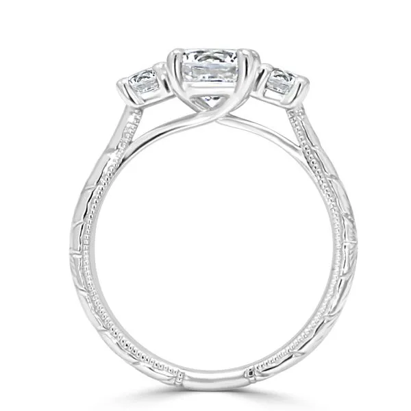 Aly Three Stone & Side Stone Image 2 Becky Beck's Jewelry DeKalb, IL