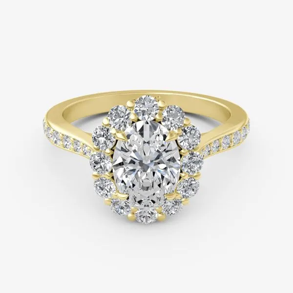 Moriah Halo Image 2 Becky Beck's Jewelry DeKalb, IL