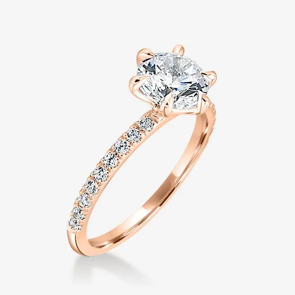 Magnolia Diamond Shank Becky Beck's Jewelry DeKalb, IL