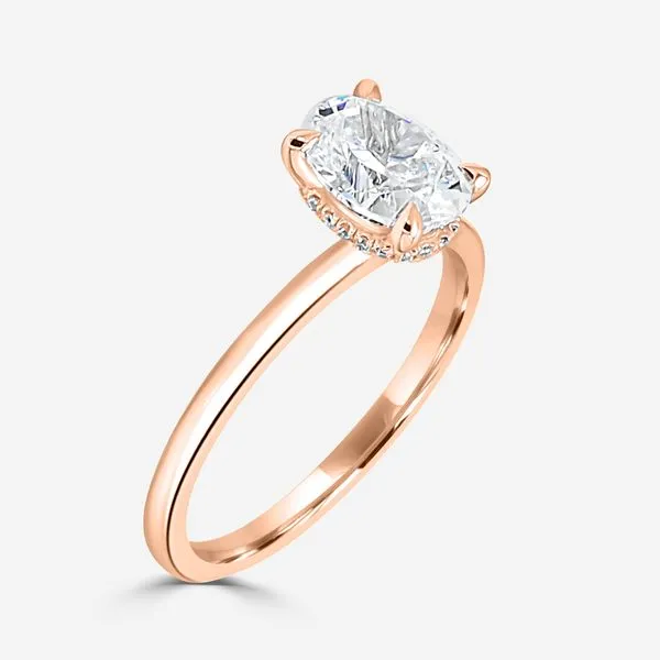 Freya Hidden Halo Crews Jewelry Grandview, MO