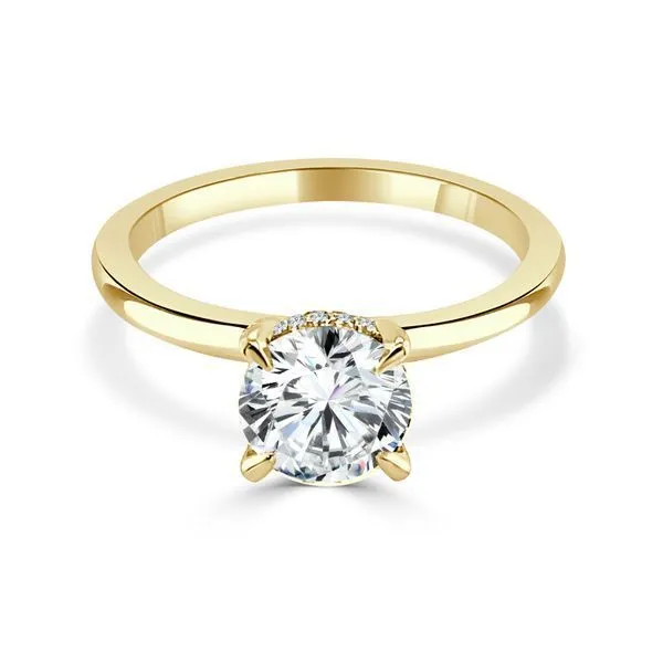 Solitaire Diamond Head Semi Mount for Round Center Ambassador Diamond Jewelers Tucson, AZ