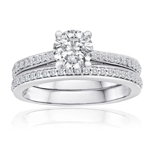 Round Diamond Pave Setting Image 3 Ambassador Diamond Jewelers Tucson, AZ