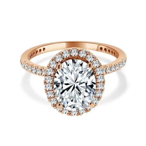 Oval Swan Halo Ambassador Diamond Jewelers Tucson, AZ