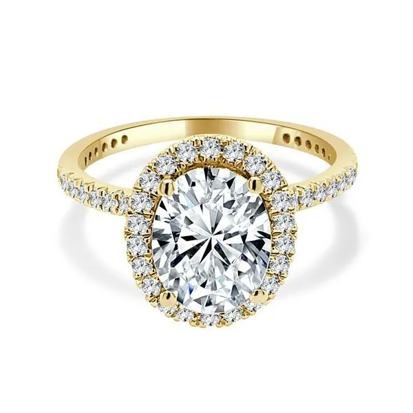 Oval Swan Halo Ambassador Diamond Jewelers Tucson, AZ