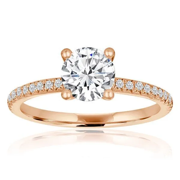 Round Diamond Pave Setting S&E Jewelers Depew, NY