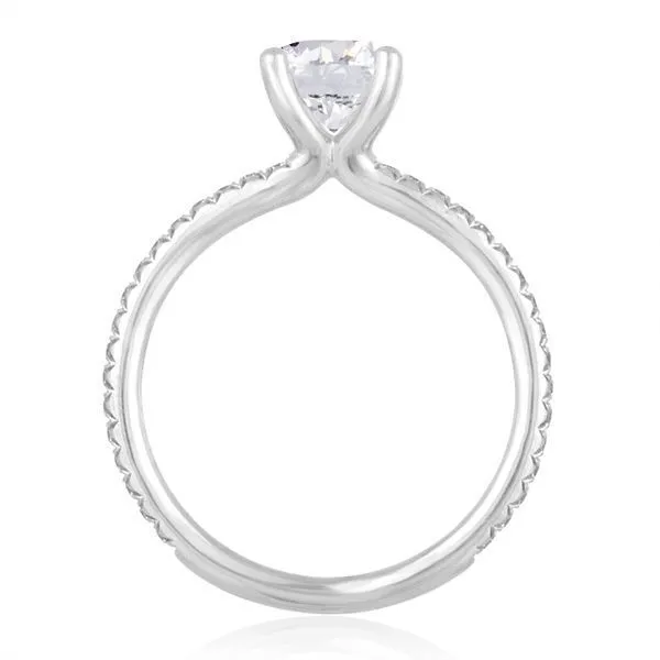 Round Diamond Pave Setting Image 2 S&E Jewelers Depew, NY