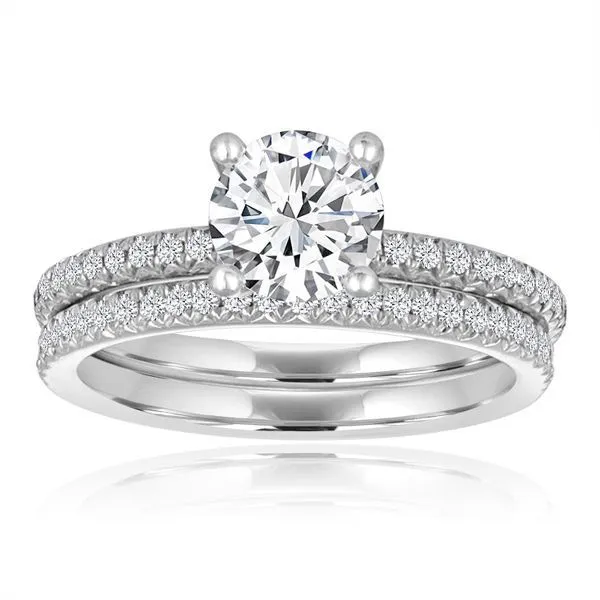 Round Diamond Pave Setting Image 3 Ambassador Diamond Jewelers Tucson, AZ