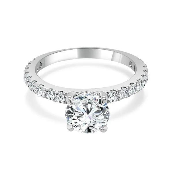 Suprise Diamond Low Set Semi Mount Ambassador Diamond Jewelers Tucson, AZ