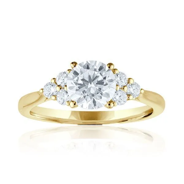 Round 3 Stone Plus Semi Mount Ambassador Diamond Jewelers Tucson, AZ