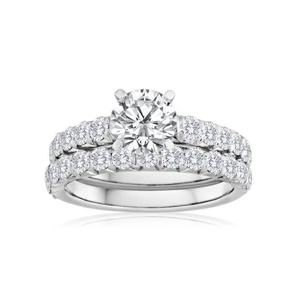 Round Diamond Fishtail setting Image 3 Ambassador Diamond Jewelers Tucson, AZ