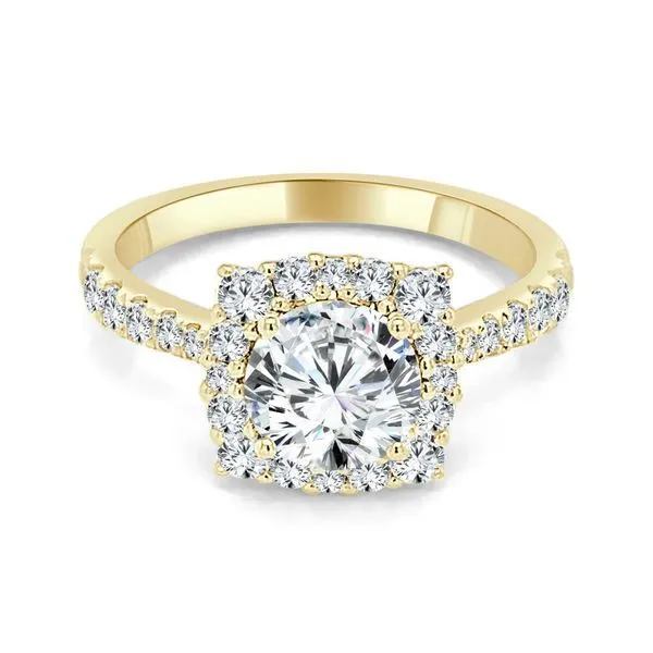 Cushion Shape Halo Semi Mount Ambassador Diamond Jewelers Tucson, AZ