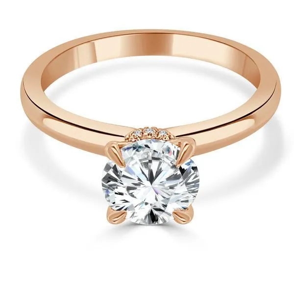 Solitaire Mounting with Diamonds for 1 ct Round Cut Center S&E Jewelers Depew, NY