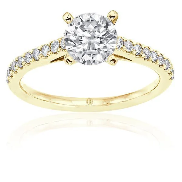 Round Diamond Pave Setting Ambassador Diamond Jewelers Tucson, AZ