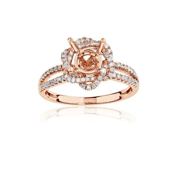 Round Diamond Pave Setting Ambassador Diamond Jewelers Tucson, AZ