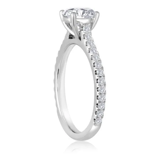 Round Diamond Pave Setting Image 2 Ambassador Diamond Jewelers Tucson, AZ