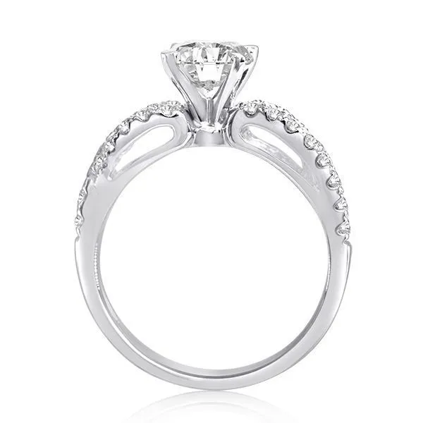 Round Diamond Pave Setting Image 2 Ambassador Diamond Jewelers Tucson, AZ