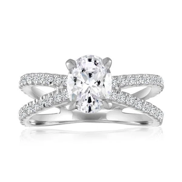 Split Shank Oval Setting Ambassador Diamond Jewelers Tucson, AZ