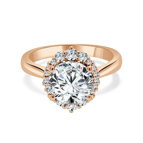 Round Plain Shank Halo Setting Ambassador Diamond Jewelers Tucson, AZ