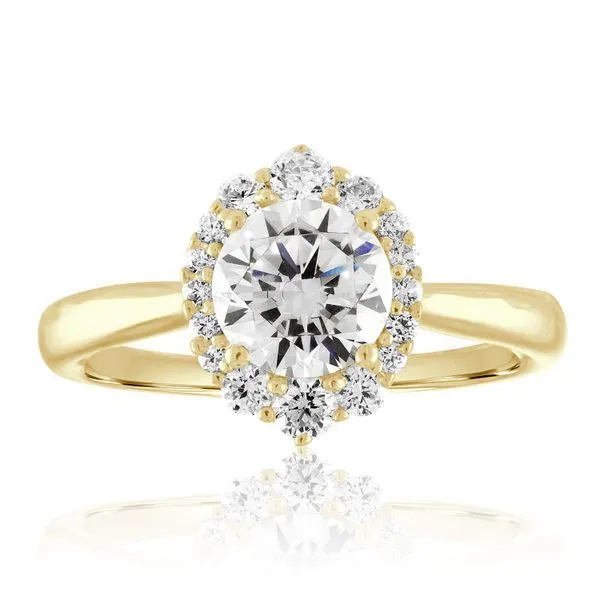 Round Plain Shank Halo Setting Ambassador Diamond Jewelers Tucson, AZ