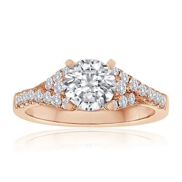 Round Diamond Pave Setting Ambassador Diamond Jewelers Tucson, AZ