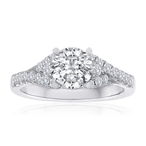 Round Diamond Pave Setting Ambassador Diamond Jewelers Tucson, AZ