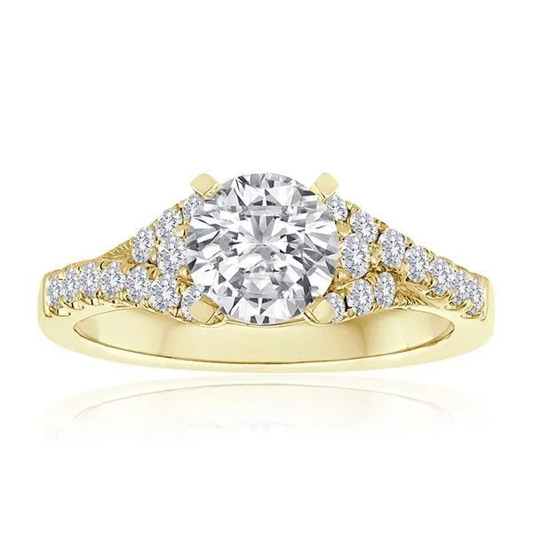 Round Diamond Pave Setting Ambassador Diamond Jewelers Tucson, AZ