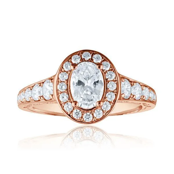 Oval Graduated Halo Setting Ambassador Diamond Jewelers Tucson, AZ
