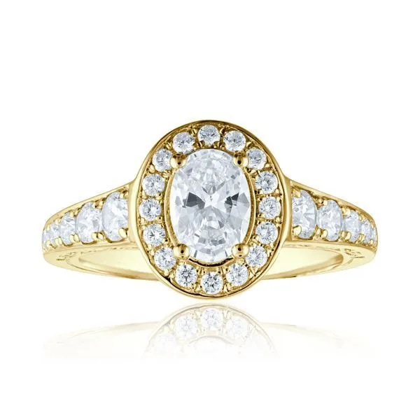 Oval Graduated Halo Setting Ambassador Diamond Jewelers Tucson, AZ