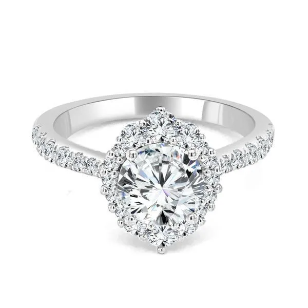 Round Accented Halo Ambassador Diamond Jewelers Tucson, AZ