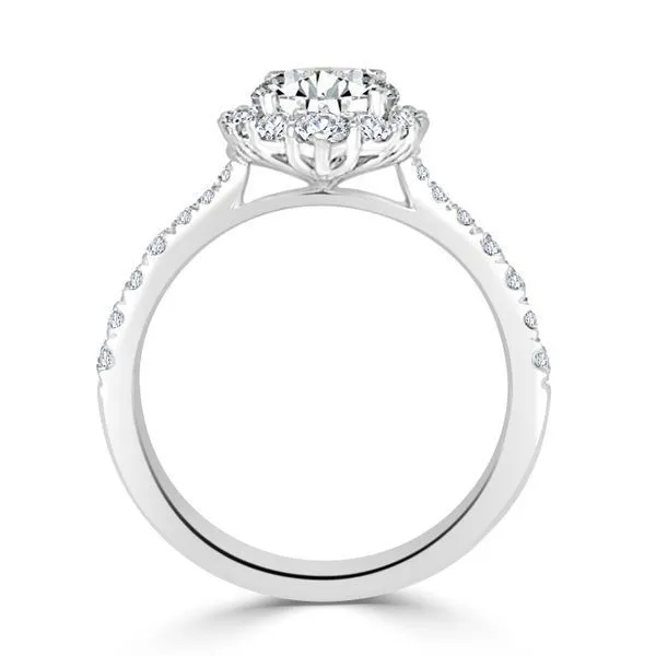Round Accented Halo Image 2 Ambassador Diamond Jewelers Tucson, AZ