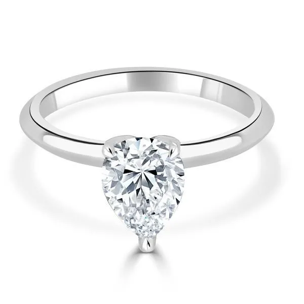 Solitaire Mounting for 1 ct Pear Center Ambassador Diamond Jewelers Tucson, AZ