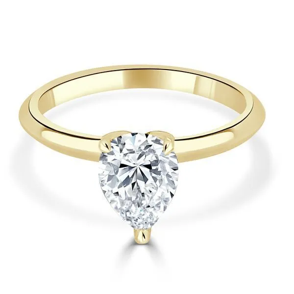 Solitaire Mounting for 1 ct Pear Center Ambassador Diamond Jewelers Tucson, AZ