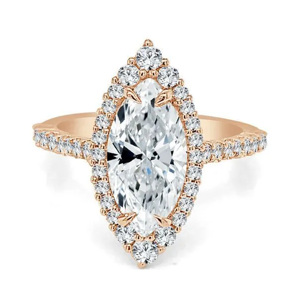Marquise Halo Semi Mount Ambassador Diamond Jewelers Tucson, AZ