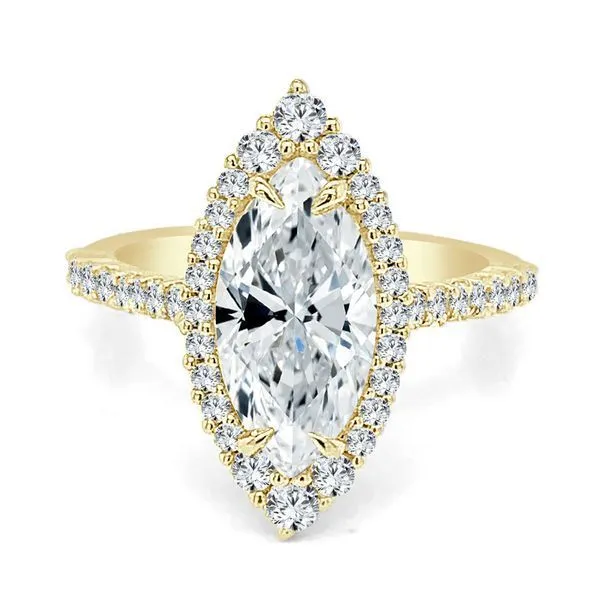 Marquise Halo Semi Mount Ambassador Diamond Jewelers Tucson, AZ