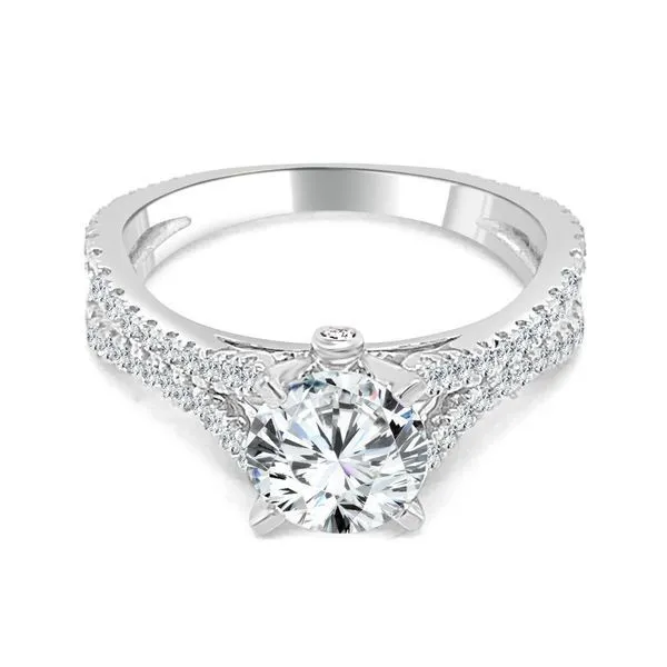 Round Diamond Intertwine Semi Mount Ambassador Diamond Jewelers Tucson, AZ